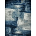 thumbnail image 4 of Luxe Weavers Abstract Brushstrokes Area Rug Navy 9x12, Soft Accent Carpet, 4 of 9