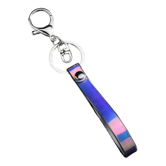 stanreset PVC Keychain Replacement Decorative Odorless Cute Glossy Handbag Shoulder Bag Smart Phone Pendant Ornament Gift Black