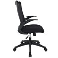 thumbnail image 2 of Modern Contemporary Work Mid Back Office Chair Black, 2 of 5