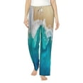 thumbnail image 2 of Picia Beach Womens Soft Woven Cotton Elastic Waistband Sleep Pajama Pant Lounge Sleep Pant With Pockets And Drawstring-Large, 2 of 9
