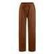 thumbnail image 4 of ICHUANYI Liquidación Mujer Casual Algodón Lino Cordón Cintura Elástica Pantalones Largos De Pierna Ancha ICHUANYI WER2023082201931, 4 of 9