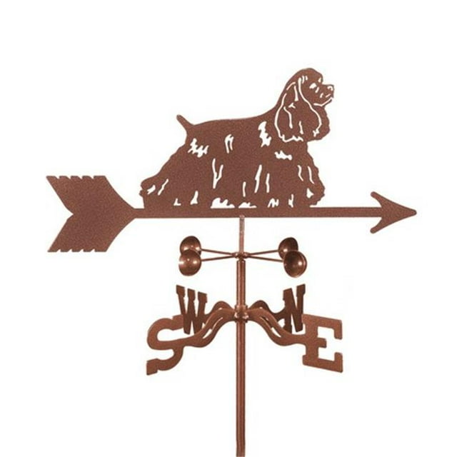 EZ Vane EZ1406-GR Cocker Spaniel Dog Weathervane with Garden Mount