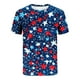thumbnail image 5 of Tops para hombre, blusas y camisas de manga corta con cuello redondo para hombre, jersey informal con cuello redondo estampado para hombre, pantalones cortos deportivos para fitness, blusa de poliéste, 5 of 5