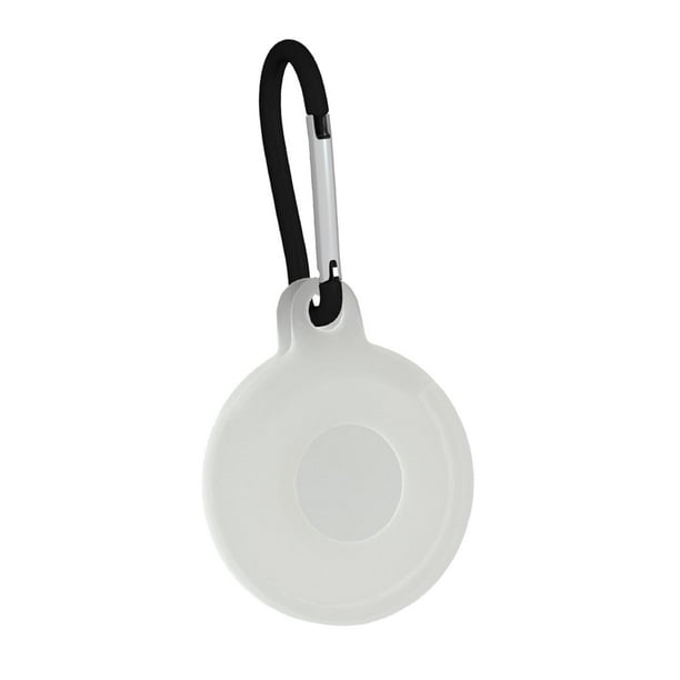 Funda protectora de silicona líquida para llavero de Apple Airtag, la más nueva Transparente