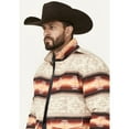 thumbnail image 2 of Rock & Roll Denim Men's And Bomber Southwestern Striped Zip Jacket Taupe X-Large  US, 2 of 4