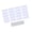 White, variant on Misright 20Pcs Plastic Garden Retaining Fence Stone Look Border Panels Garden Edging