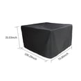 thumbnail image 3 of Patio Furniture Cover Garden Table Chair Sofa Cover Waterproof Dust Proof Resistent Outdoor Ox ford Cloth Protective Cover, 3 of 7