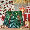 thumbnail image 6 of Naloa Green Disco Lights Drawstring Christmas Bags, 3D Xmas Gift Bags, Christmas Wrapping Bags, Xmas Goodie Bags, Treat Pouch Bags, Party Favor Bags-Small, 6 of 9
