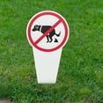 thumbnail image 4 of LAMIRO Keep Puppies Off Lawn-Lawn Dog Manure Sign|Park Dog No Pooping Respect Signs|Curb Your Pets Grass Stakes|Outdoor Respect No Poop Dog Signs|Funny Decoration|Keep Off The Grass Stakes, 4 of 7