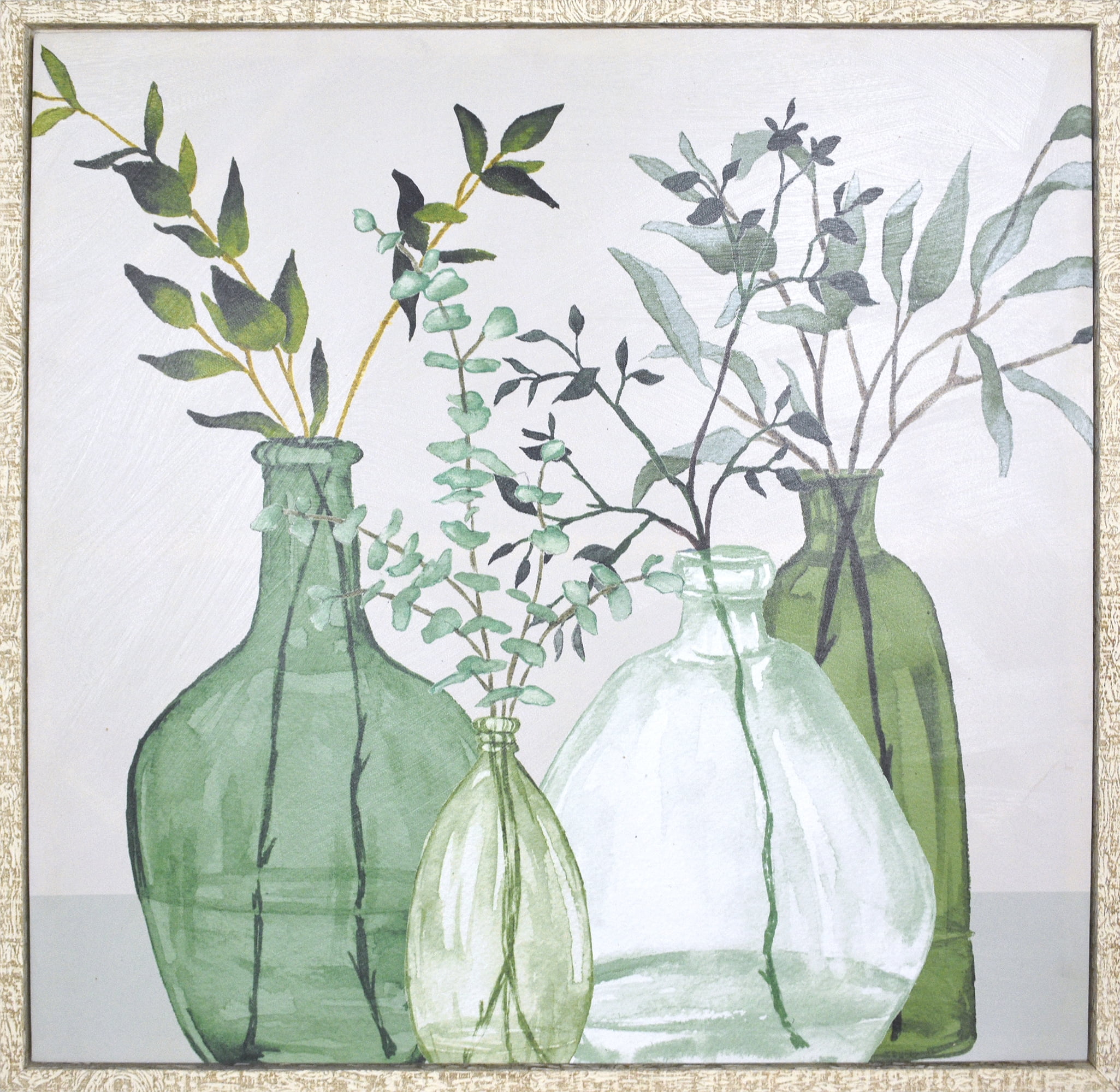 Home Décor nature decor pressed flower and plant wall art Stain glass