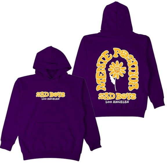 Junior H Mente Positiva Miami Hoodies Sad Boyz Tour Merch Spring/Autumn Women Man Fashion Casual Streetwear Sweatshirts