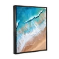 thumbnail image 4 of Stupell Industries Aerial Abstract Sea Waves Landscape Painting Black Floater Framed Canvas Art Print Wall Art, 17 x 21, 4 of 10