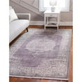 thumbnail image 1 of Unique Loom 3133045 4 x 6 Pi. Nouveau Tapis Rectangulaire Classique&44; Violet, 1 of 1