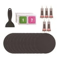 thumbnail image 1 of koolsoo Kit de Réparation de Trampoline Réparation de Perforation es pour Tentes Imperméables Cercle, 1 of 9