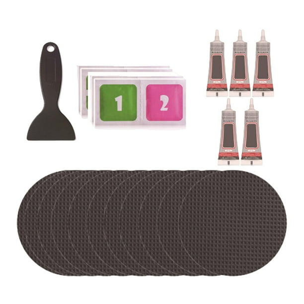 Reparación de parches para trampolines. Parches portátiles para trampolines con agujeros grandes. Círculo
