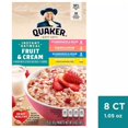 thumbnail image 2 of Quaker Fruit & Cream Instant Oatmeal Variety - 8ct/9.8oz pack of 2, 2 of 4