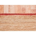 thumbnail image 6 of Chouhan Rugs Natural Jute Red Lined Rug Bohemian Rug Decor Rug Handwoven Rug Custom Rug Decorative Rug, 6 of 8