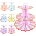 thumbnail image 6 of HomeLife 3-Layer Cupcake Dessert Paper Stand Display Rack Birthday Wedding Party Supplies, 6 of 11