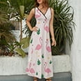 thumbnail image 4 of Flamingo Pattern Pattern Design Sleeveless Dress Summer Clothes for Women Women's Clothing 2025, 4 of 7