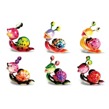 CoTa Global Snail Refrigerator Bobble Magnets Set of 6 - Assorted Color