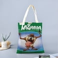 thumbnail image 2 of Taz-Mania Bolso de tela con estampado de lienzo para mujer, bolsa de compras reutilizable y estética, con cremallera interior, regalo para mujer,40*45cm., 2 of 6
