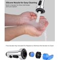 thumbnail image 4 of Hibbent Kitchen Faucet Head Replacement, Pull Down Sink Faucet Sprayer Nozzle with 3 Functions, 15 Adapters, Compatible with Moen, American Standard,, 4 of 6