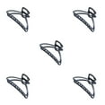 thumbnail image 3 of maskred Pinces à Griffes Mode Grand Style Simple Pratique Style Simple Robuste Accessoires Exquis Barrettes pour Femmes Noir/arc 5Ensemble, 3 of 6