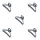 thumbnail image 2 of Pinzas de garra Sonducket estilo simple grande pulpo Negro/Arco 5piezas, 2 of 4