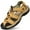 Yellow, variant on Men's Sport Sandals Outdoor Hiking Sandals Athletic Walking Casual Water Shoes