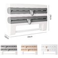 thumbnail image 3 of Multifunctional Storage Cutting Rack,4-in-1 Wall-Mount Sauce Bottle Storage Holder, Multi-Function Kitchen Cling Film Foil Dispenser with Spice Rack, Household Kitchen Tool Rack, 3 of 4