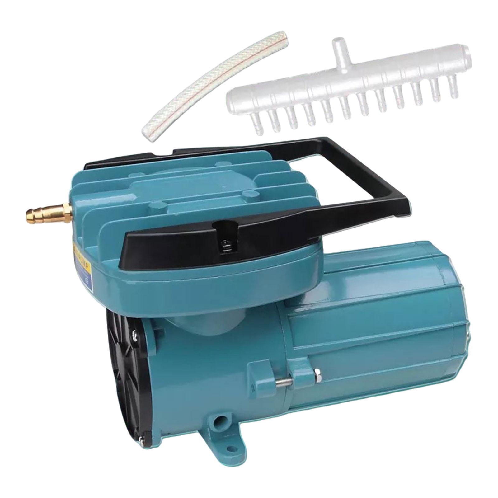 TOOYFUL Aquarium Air Pump DC 12V Pump Tool Accessory Pond Aerator Metal Pump for Outdoor Pond Hydroponics 255x140x165mm