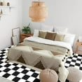 thumbnail image 3 of YJ.GWL Checkered Rugs Checkerboard Area Rug Plaid Carpet for Living Room Bedroom Home Decor Soft Mats,6'x9',Black&White, 3 of 7