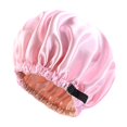 thumbnail image 4 of Gorros de Dormir Yinane doble capa banda elástica Rosado, 4 of 6