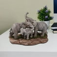 thumbnail image 4 of Comfy Hour Wildlife Collection 6" Elephant Friends And Family Bundle Figurine, Polyresin, 4 of 4