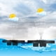 thumbnail image 4 of Fuente solar de 3,5 W con batería de 3000 mAh: funciona en días nublados: fuentes de baño para pájaros con paneles solares, bombas para fuente de agua para colibríes, 4 of 5