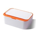 thumbnail image 2 of Caja de almacenamiento de tejidos Reutilizable con tapa de gran capacidad Toalla a prueba de polvo Organizador del dispensador Hogar para coches de sala de estar Naranja kenally HA012032-03B, 2 of 7