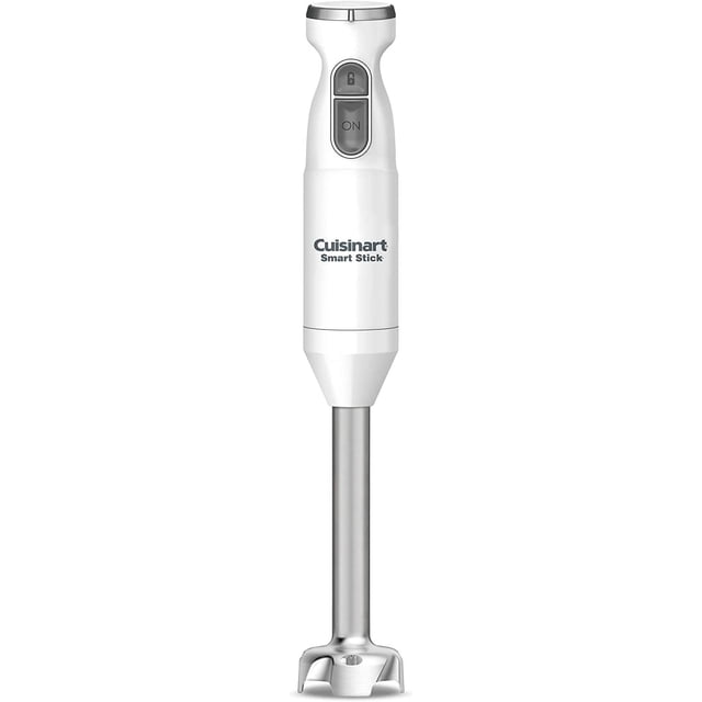 Cuisinart CSB-175 Batidora de inmersión blanca con vaso,