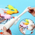 thumbnail image 1 of 1 pc Duck Shape Toy Bounce and Decompression Big White Goose Car, Stress Relief Toy, 1 of 5