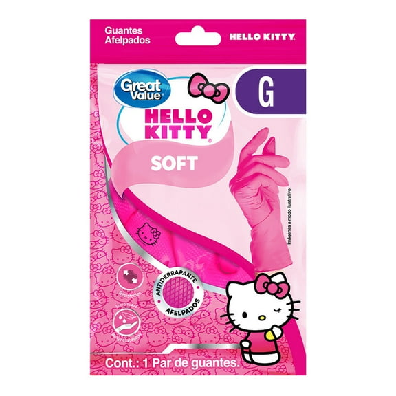 GV Guantes afelpados Hello Kitty Grandes 1 par
