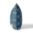 thumbnail image 2 of Elegant Twirls Throw Pillow with Removable Cover in Blue 16x16, 2 of 3