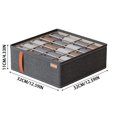thumbnail image 3 of CJiaWei Cloth Storage Organizer For Socks Foldable Compartment Home Textile Storage For Living Room And Bedroom, 3 of 4