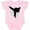 AD-Pink, variant on Karate Martial Arts Silhouette Sports Boys Baby Bodysuit