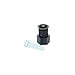 thumbnail image 2 of Arrowhead Brass & Plumbing 72632 Shrub Head Plastic Half Circle, Black, 2 of 2