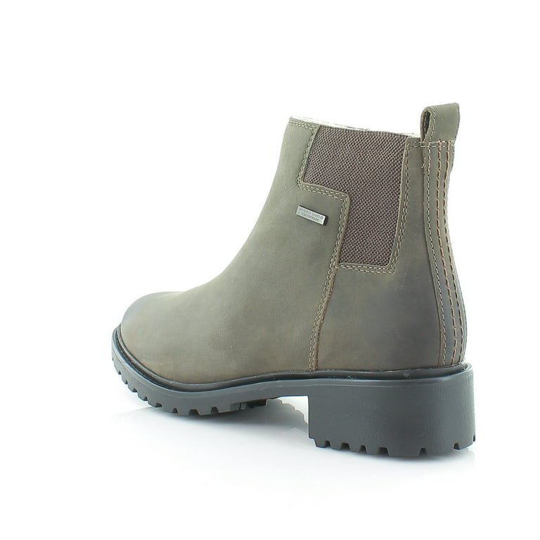 Rockport Womens Ryleigh Leather Faux Fur Lined Booties Walmart
