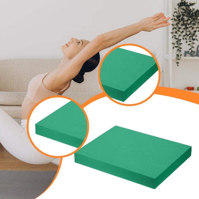 Almohadilla de equilibrio para ejercicios, cojín de yoga, rodillera amortiguadora para pilates. 40x50x6cm