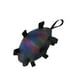 thumbnail image 2 of Rugby de perros Fútbol de fútbol Pets Molar Interactivo Portable, accesorios para mascotas, entrenamiento de juguetes interactivos para perros blandos Reflectante negro, 2 of 9
