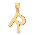 thumbnail image 1 of Diamond2Deal 14K Pendentif Initiale Lettre R en Or Jaune pour Femmes, 1 of 6