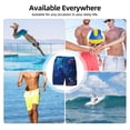 thumbnail image 6 of Fuzoiu Deep Sea Glowing Fishes Print Men's Swim Shorts,Quick-Dry Double-Layer Swim Trunks,Board Trunks,Beach Shorts Swimwear Bathing Suits-X-Large, 6 of 6