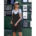 thumbnail image 3 of Ekouaer Womens Summer Casual Sleeveless Rompers Loose Spaghetti Strap Shorts Overalls Outfits 2025 Jumpsuits With Pockets, 3 of 5