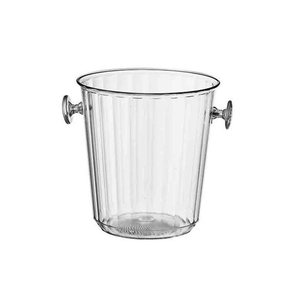 Acrylic Ice Bucket Commercial Champagne Bucket Home Bar Small Ice Pellet Bucket Filled with Ice